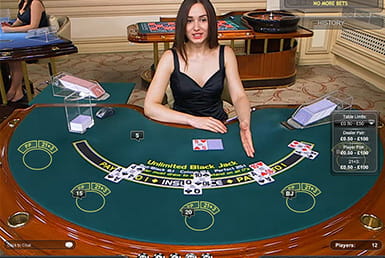Live Dealer Unlimited Blackjack at Ladbrokes Casino