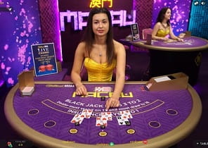 Macau Blackjack at William Hill Live Casino